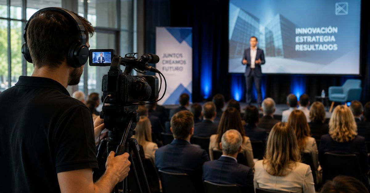 Cómo encaja el vídeo para eventos corporativos en una estrategia de ventas empresarial